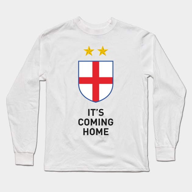 England Football World Cup - It's Coming Home Long Sleeve T-Shirt by StarIconsFooty